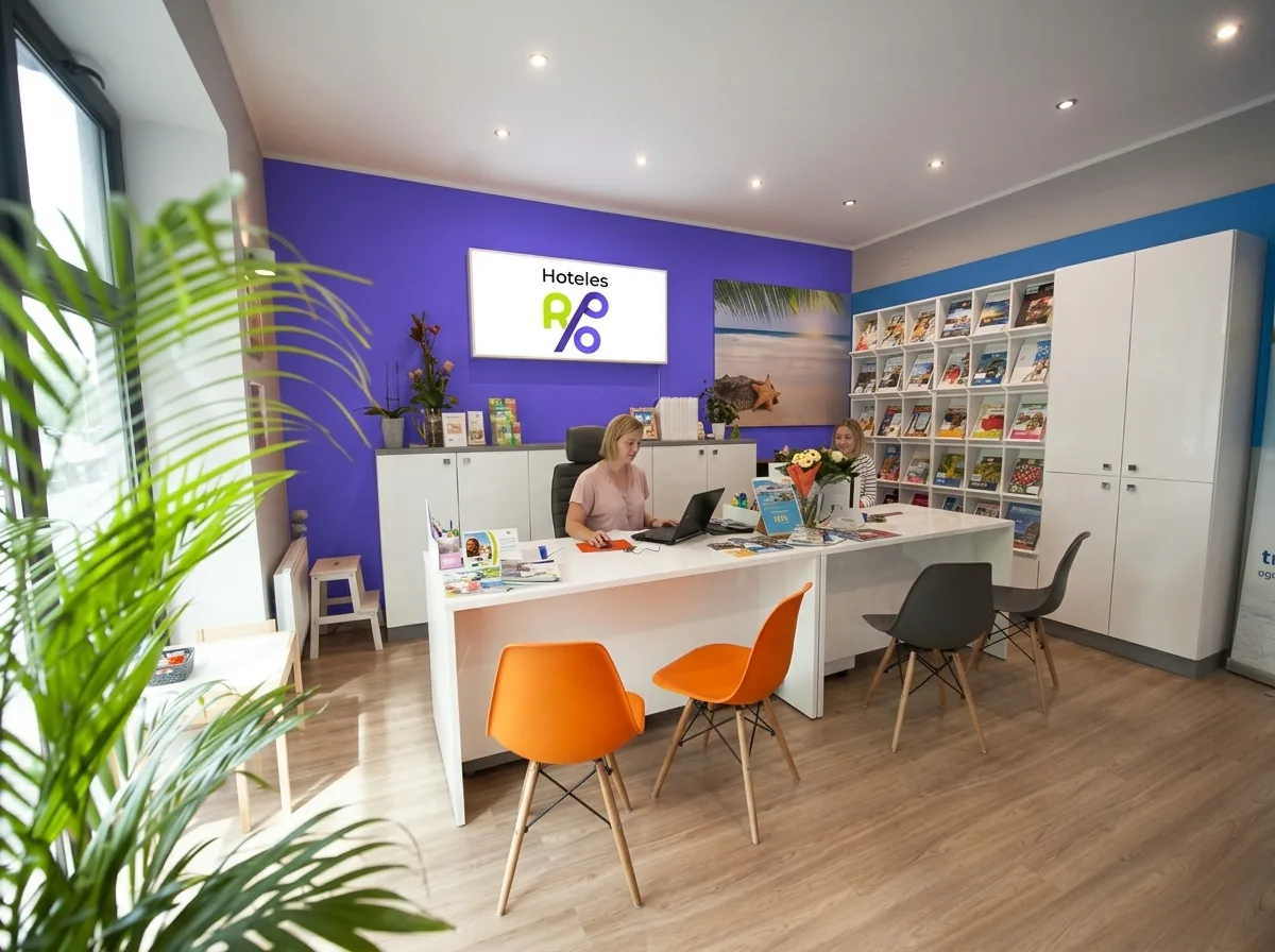 Oficinas de Hoteles RPO y equipo de asesores